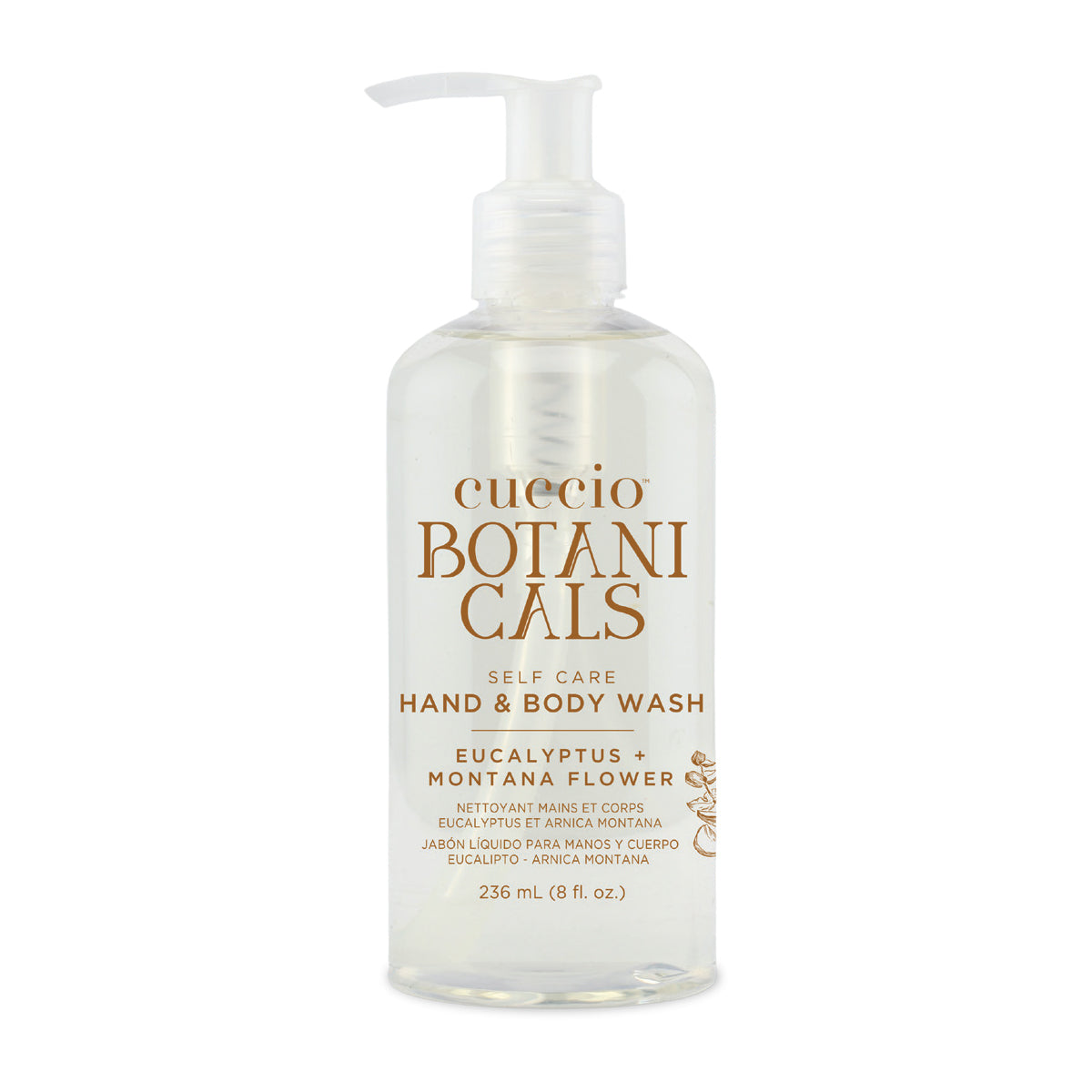 Cuccio Botanicals hand & body wash (EUCALYPTUS+MONTANAFLOWER) 236ml Cuccio