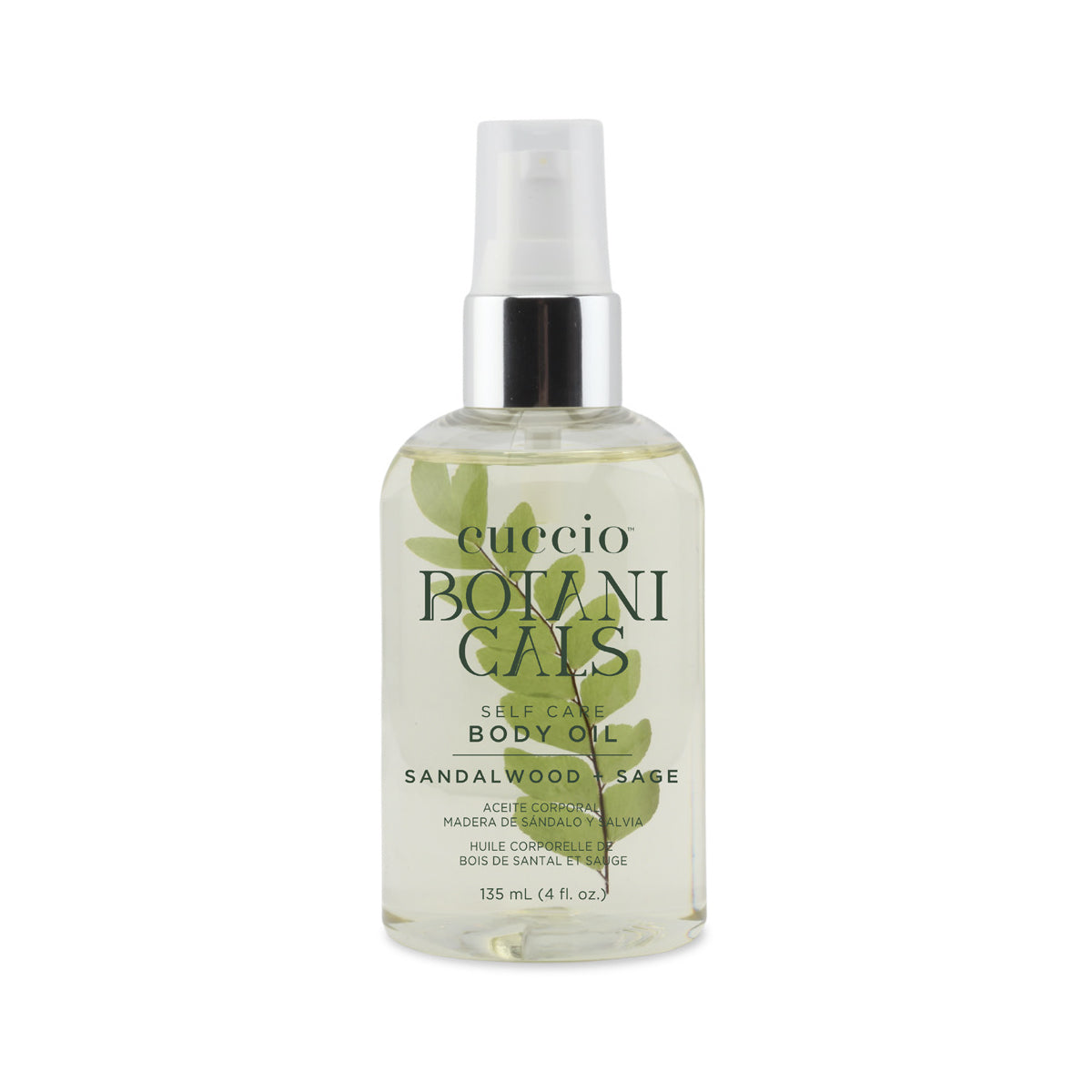 Cuccio Botanicals Body Oil (SANDALWOOD+SAGE) 135ml Cuccio