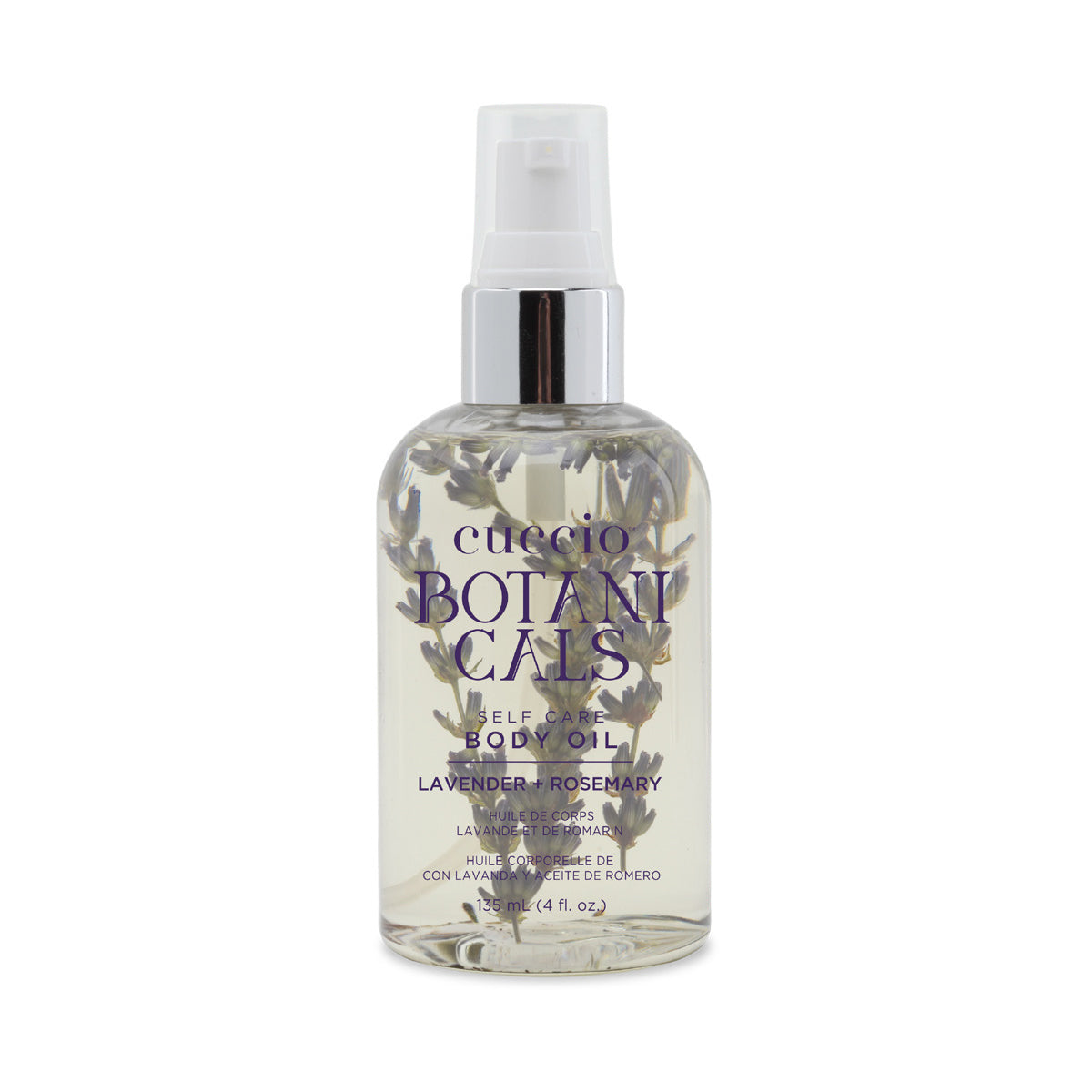 Cuccio Botanicals Body Oil (LAVENDER+ROSEMARY) 135ml Cuccio