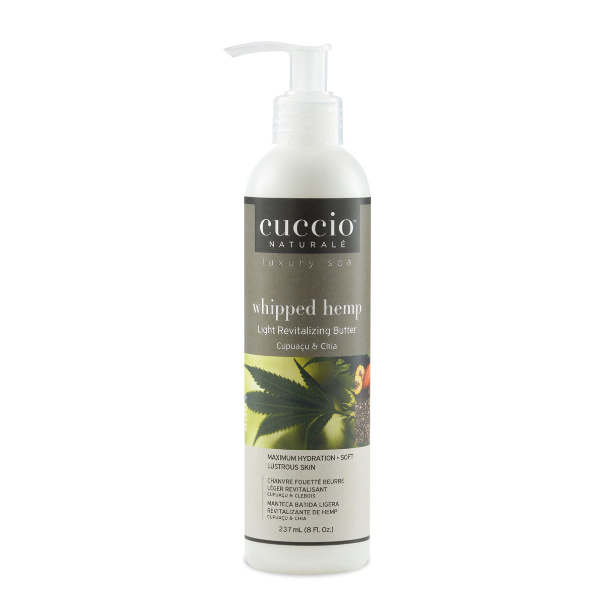 Cuccio Lyte Butter Whipped Hemp Revitalizing 8oz Cuccio