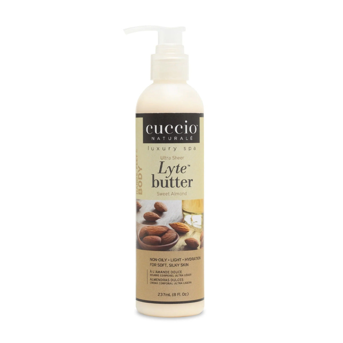 Cuccio Lyte Ultra Sheer Sweet Almond 8 OZ Cuccio