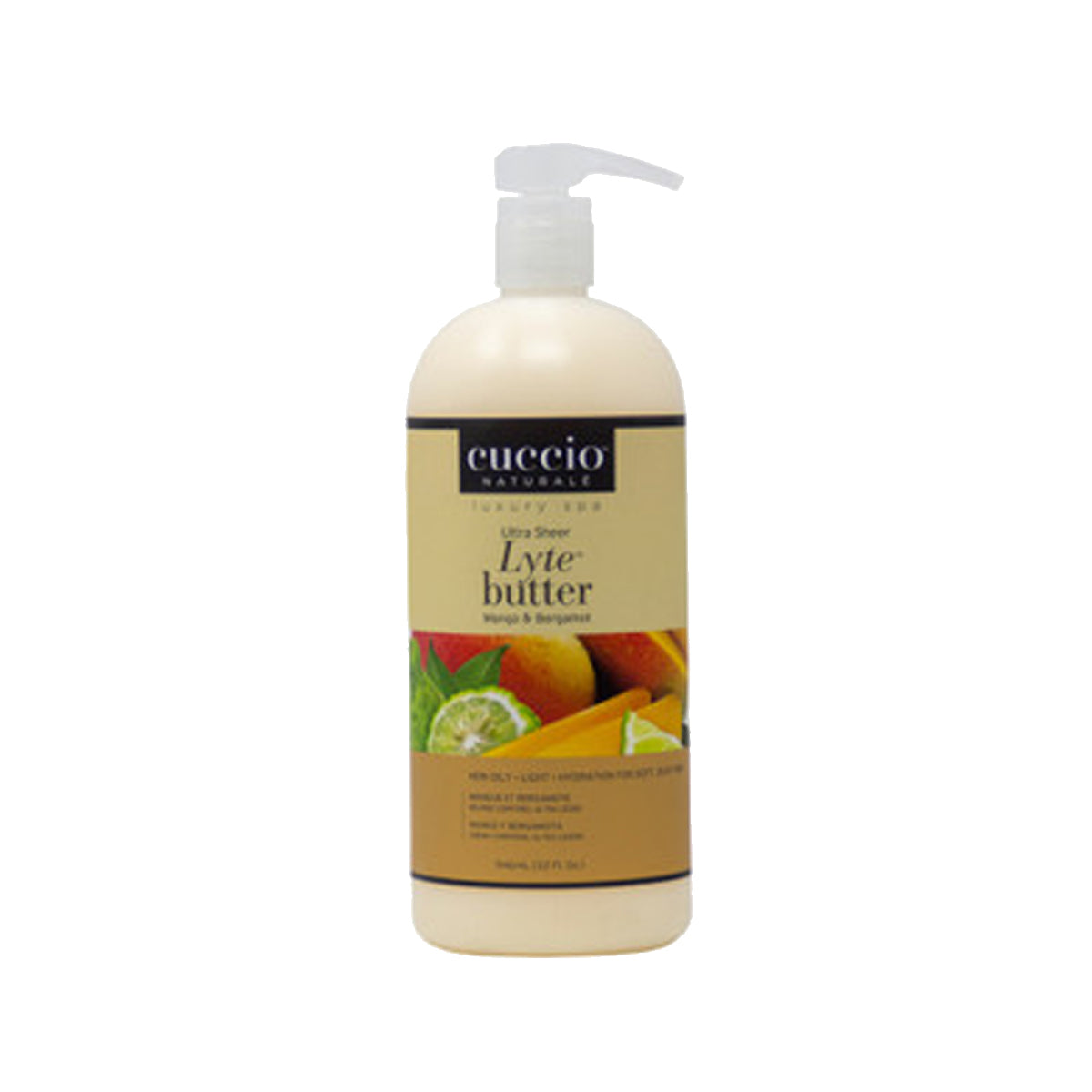 Cuccio Lyte Ultra Sheer Mango & Bergamot 32 oz Cuccio