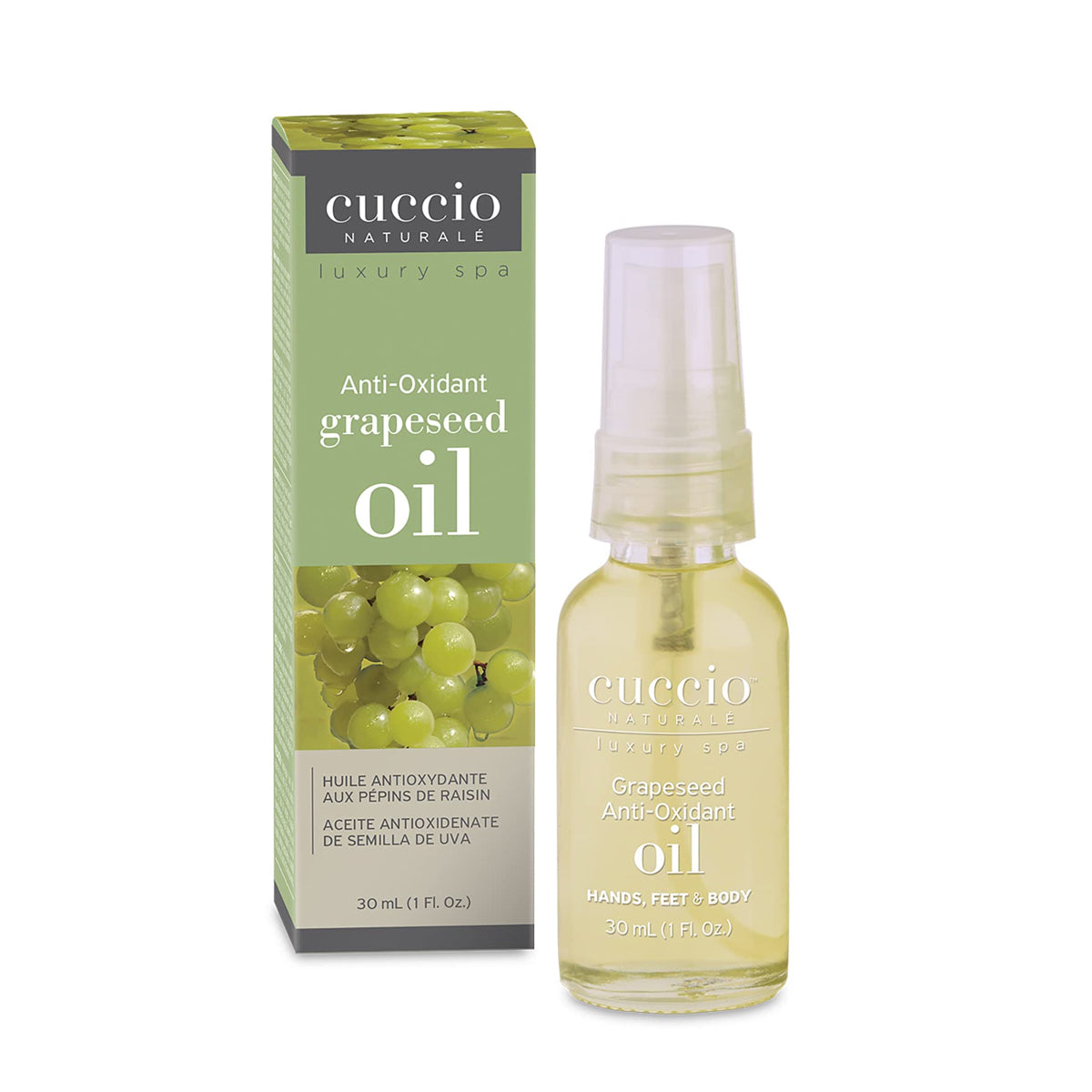 CUCCIO GRAPESEED ANTI-OXYDANT OIL 1 OZ Cuccio