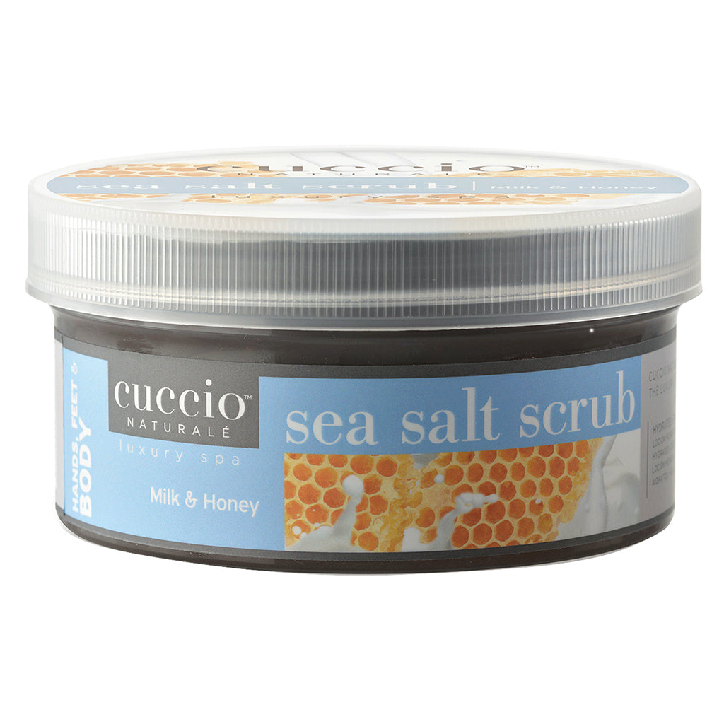 Cuccio Sea Salt Extra-Fine Scrub Milk and Honey 8 OZ Cuccio