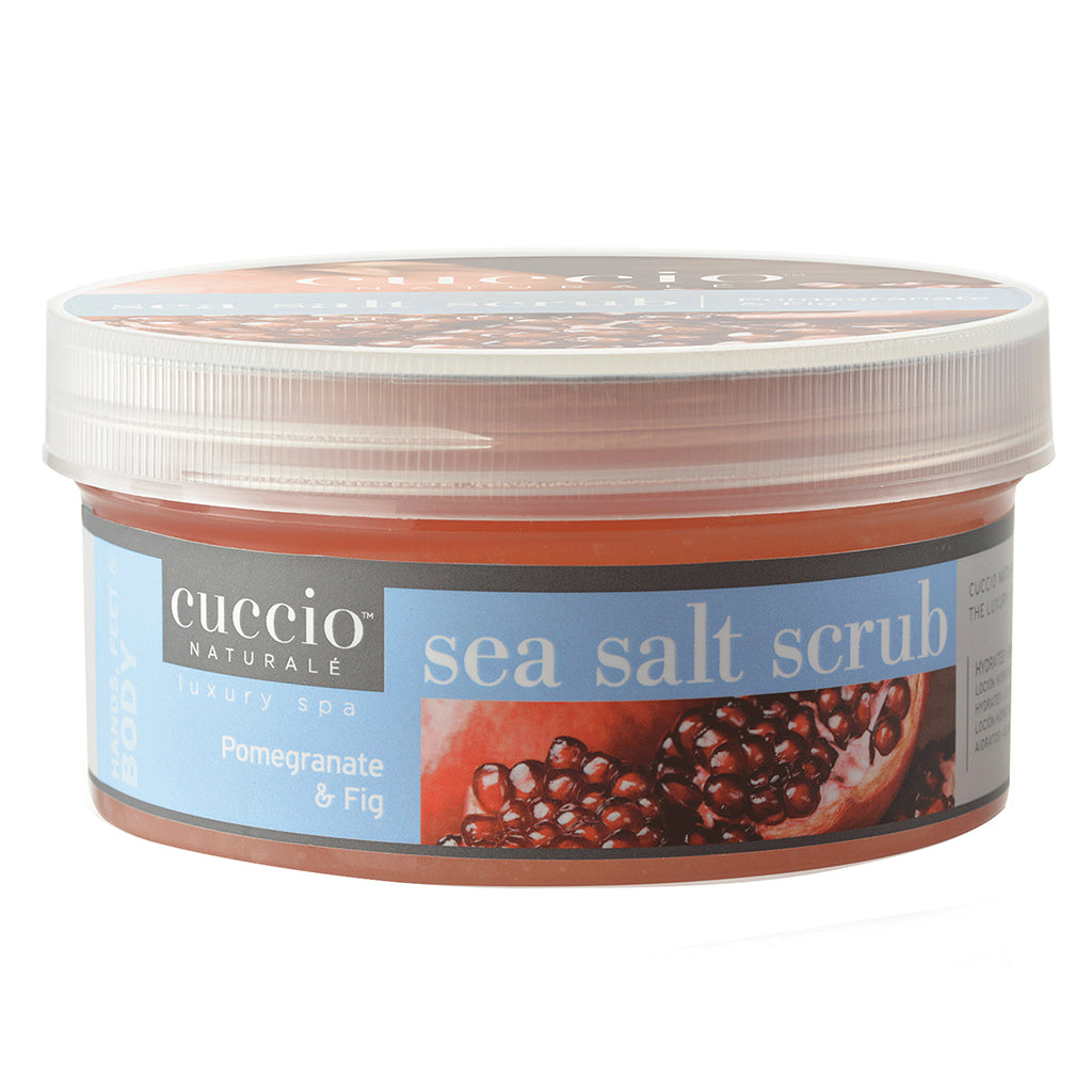 Cuccio Sea Salt Extra-Fine Scrub Pomegranate & Fig 8 oz Cuccio