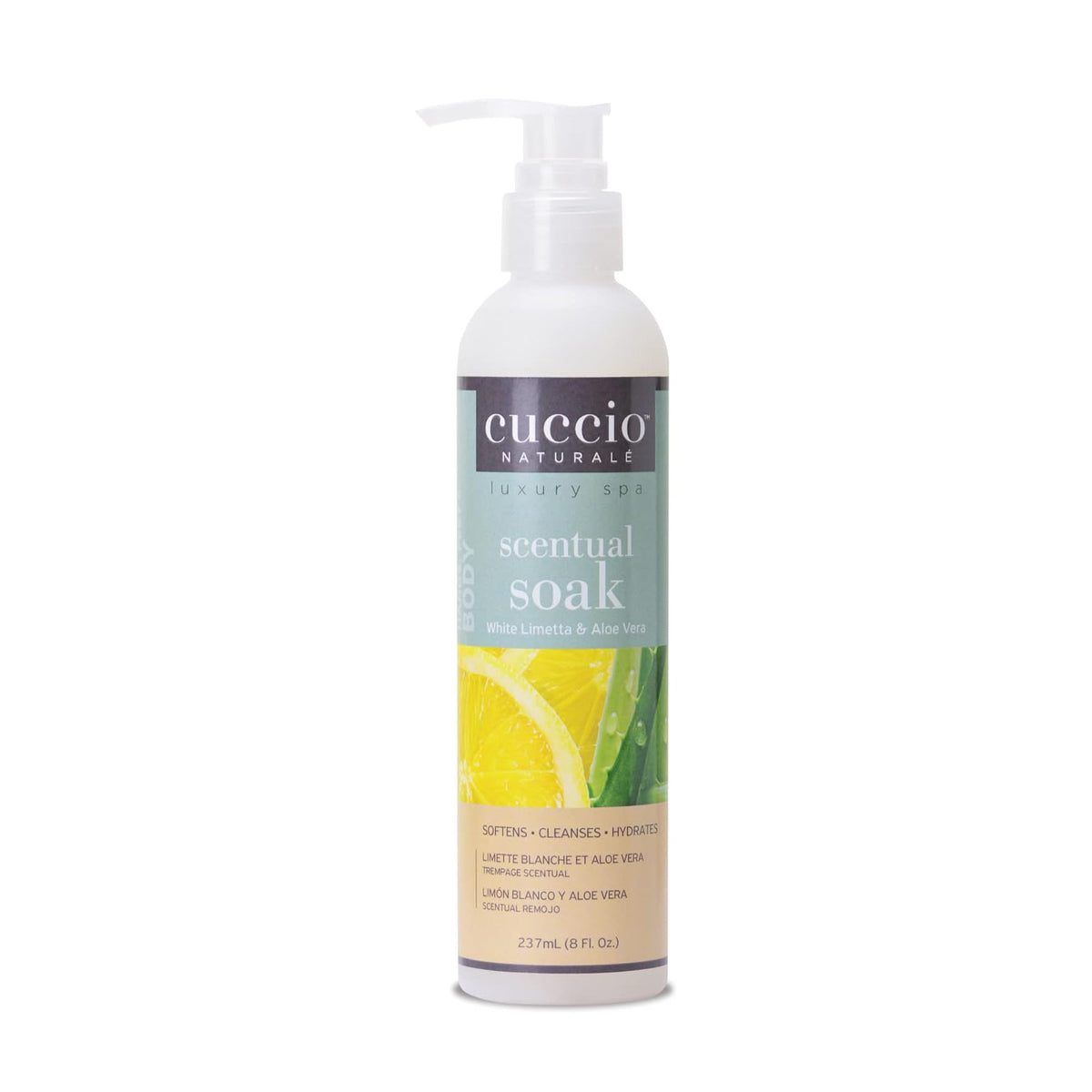 Cuccio Scentual Soak Limetta & Aloe Vera 237 ml Cuccio