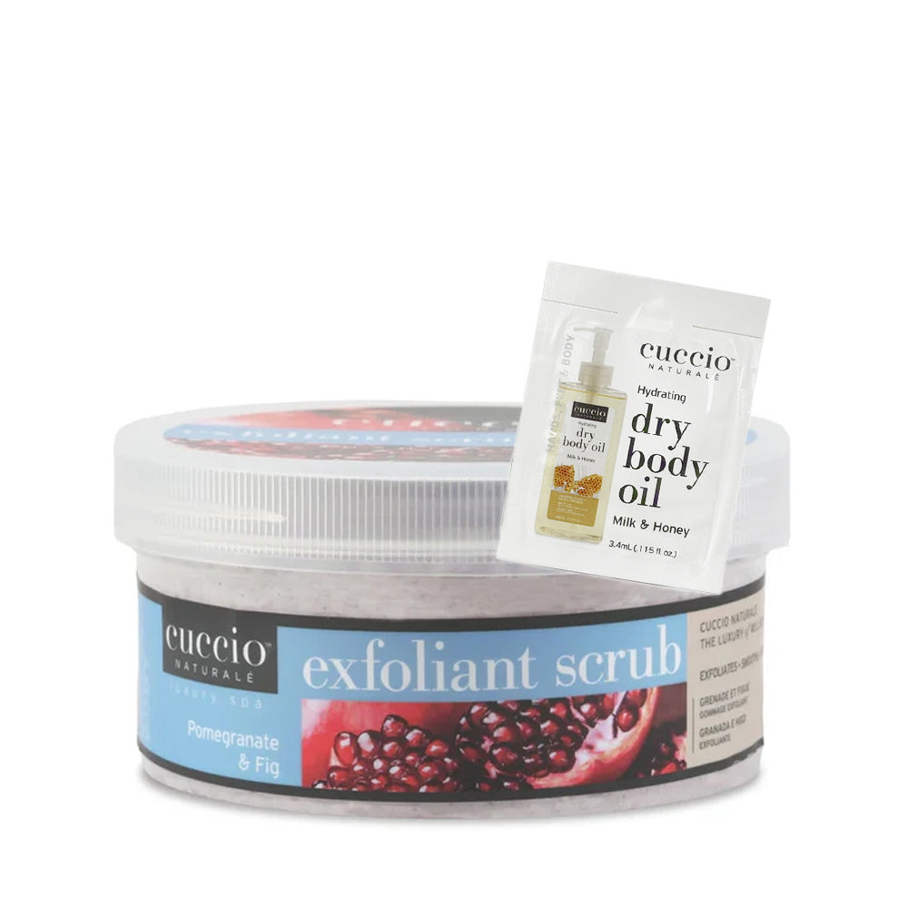Cuccio Exfoliant Scrub Pomegranate & Fig 16 oz Cuccio