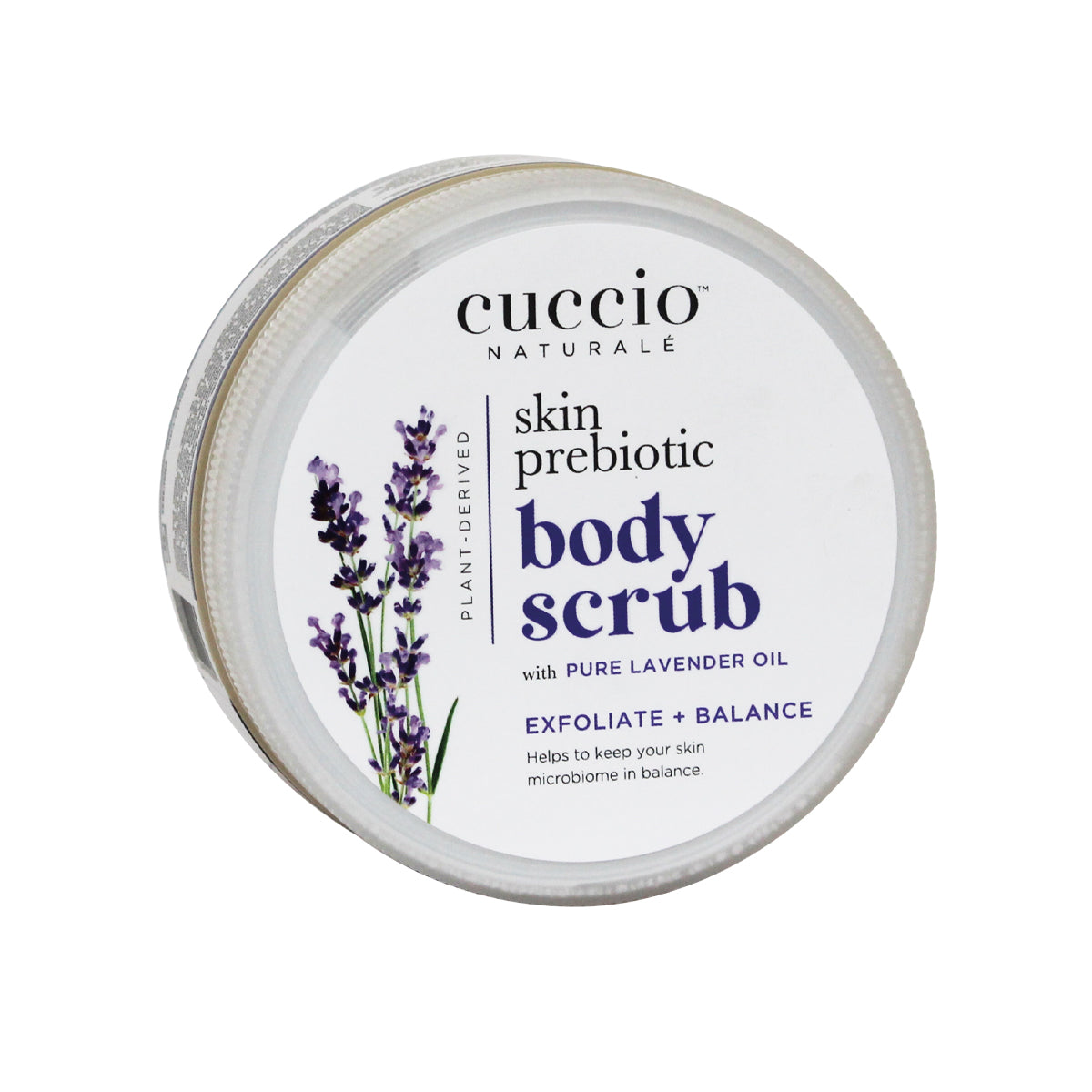 Cuccio Sea Salt Scrub LAVANDA 8 oz (Prebiotics) Cuccio