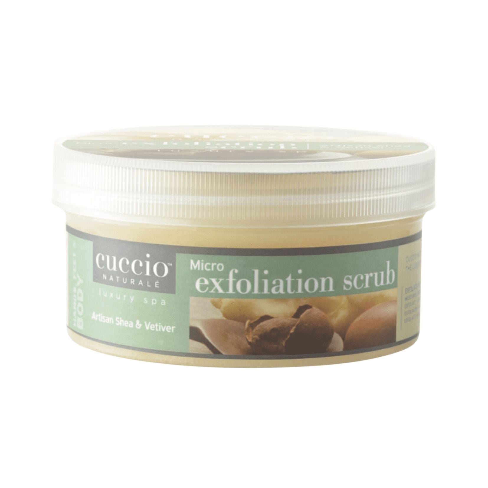 Cuccio Artisan Shea & Vetiver Micro Exfoliation Scrub 16oz Cuccio