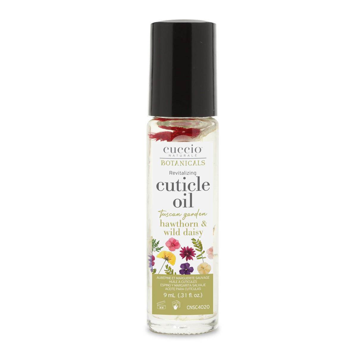 Cuccio Botanicals Roll-On Cuticle Oil hawthorn & wild daisy 9 ml Cuccio