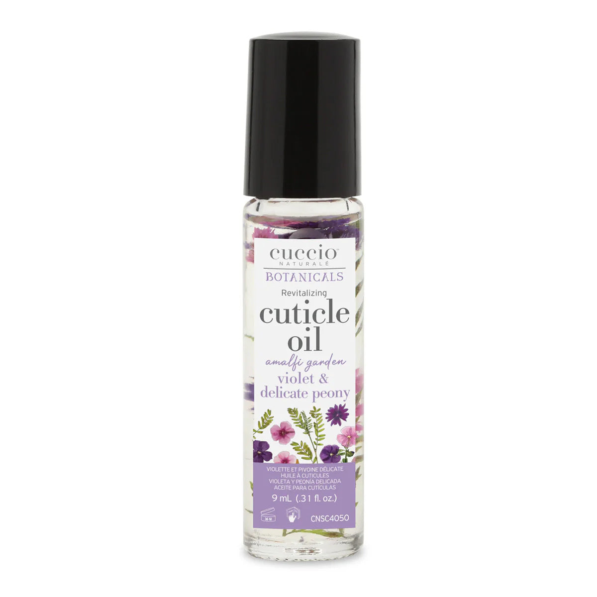 Cuccio Botanicals Roll-On Cuticle Oil violet & delicate peony 9 ml Cuccio
