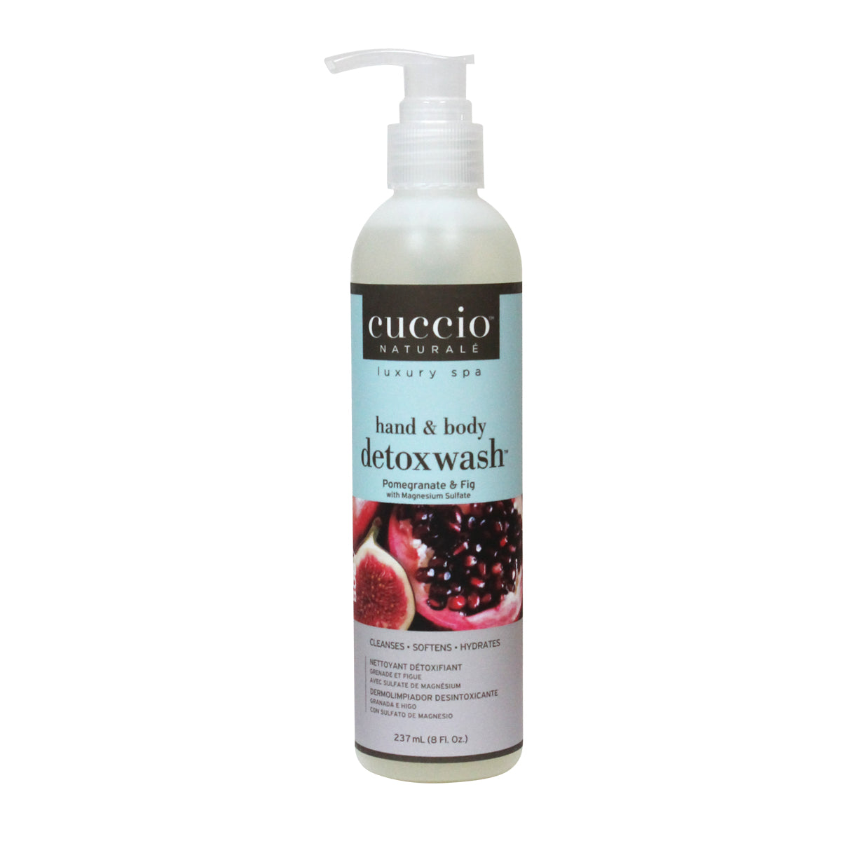 Cuccio Body Detoxwash Pomegranate & Fig 8oz (With pump) Cuccio