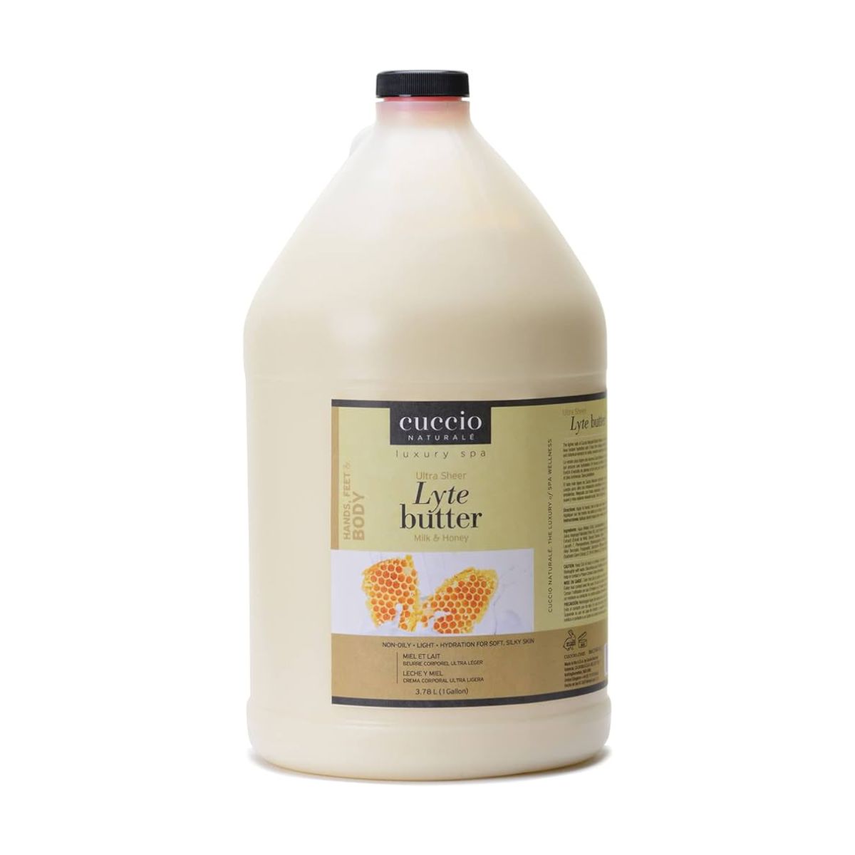 Cuccio Lyte Ultra Sheer Milk & Honey 3.78L + Cuccio