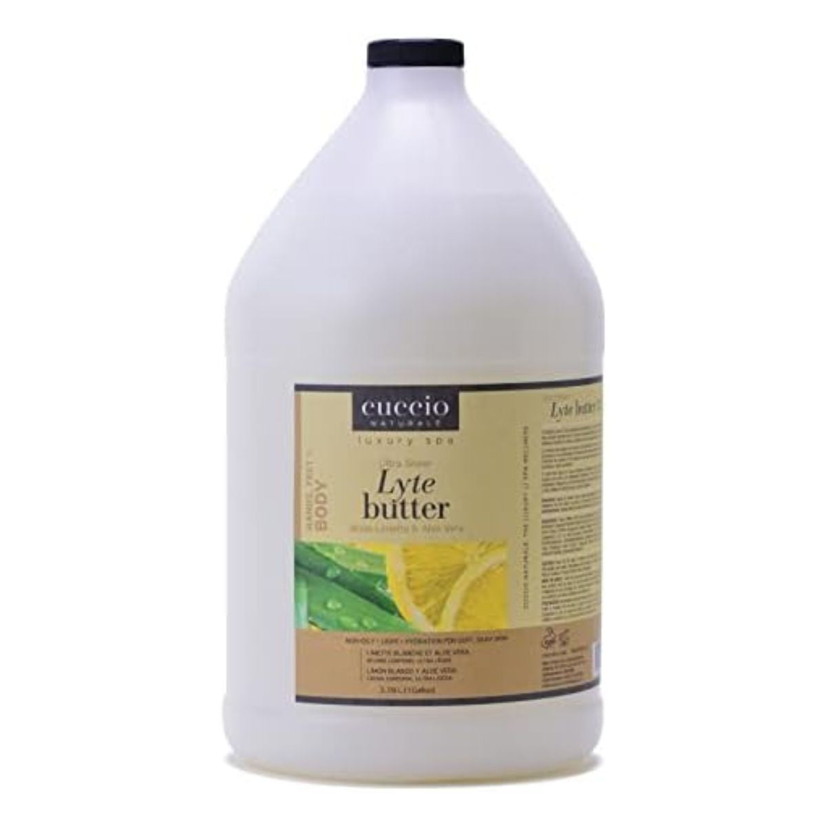 Cuccio Lyte Ultra Sheer White Limetta & Aloe Vera 3.78L + Cuccio