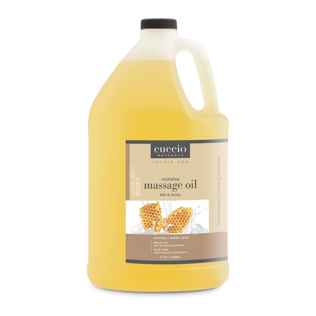 CUCCIO MASSAGE OIL MILK & HONEY 3.75L + Cuccio