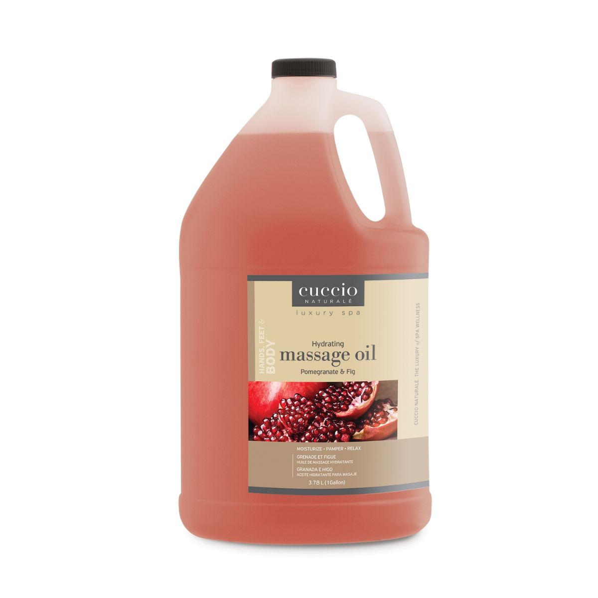 CUCCIO MASSAGE OIL POMEGRANATE & FIG 3.75L + Cuccio