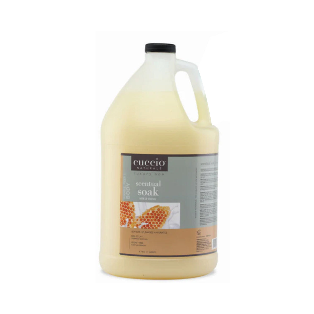 CUCCIO SCENTUAL SOAK MILK & HONEY 3.78L + Cuccio