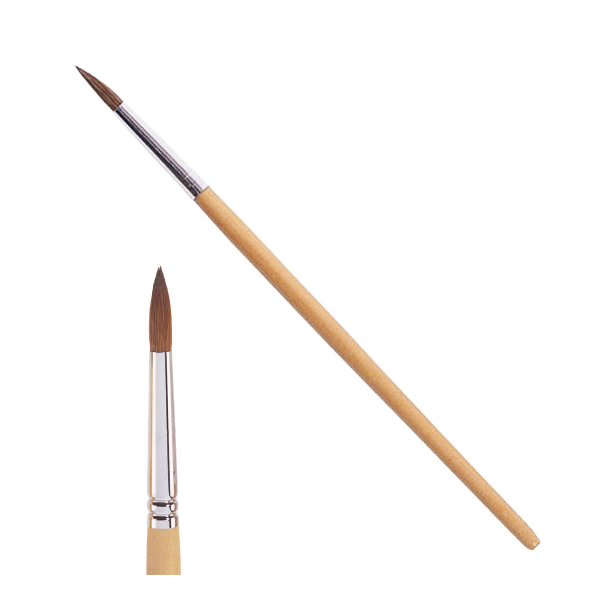 Star Nail Short Oval Nail Brush # 6 - Cuccio