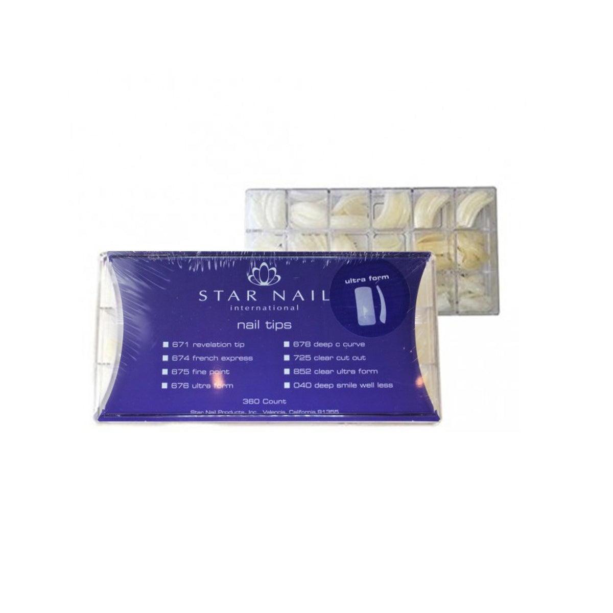 Star Nail Ultra form French Express 360 units - Cuccio