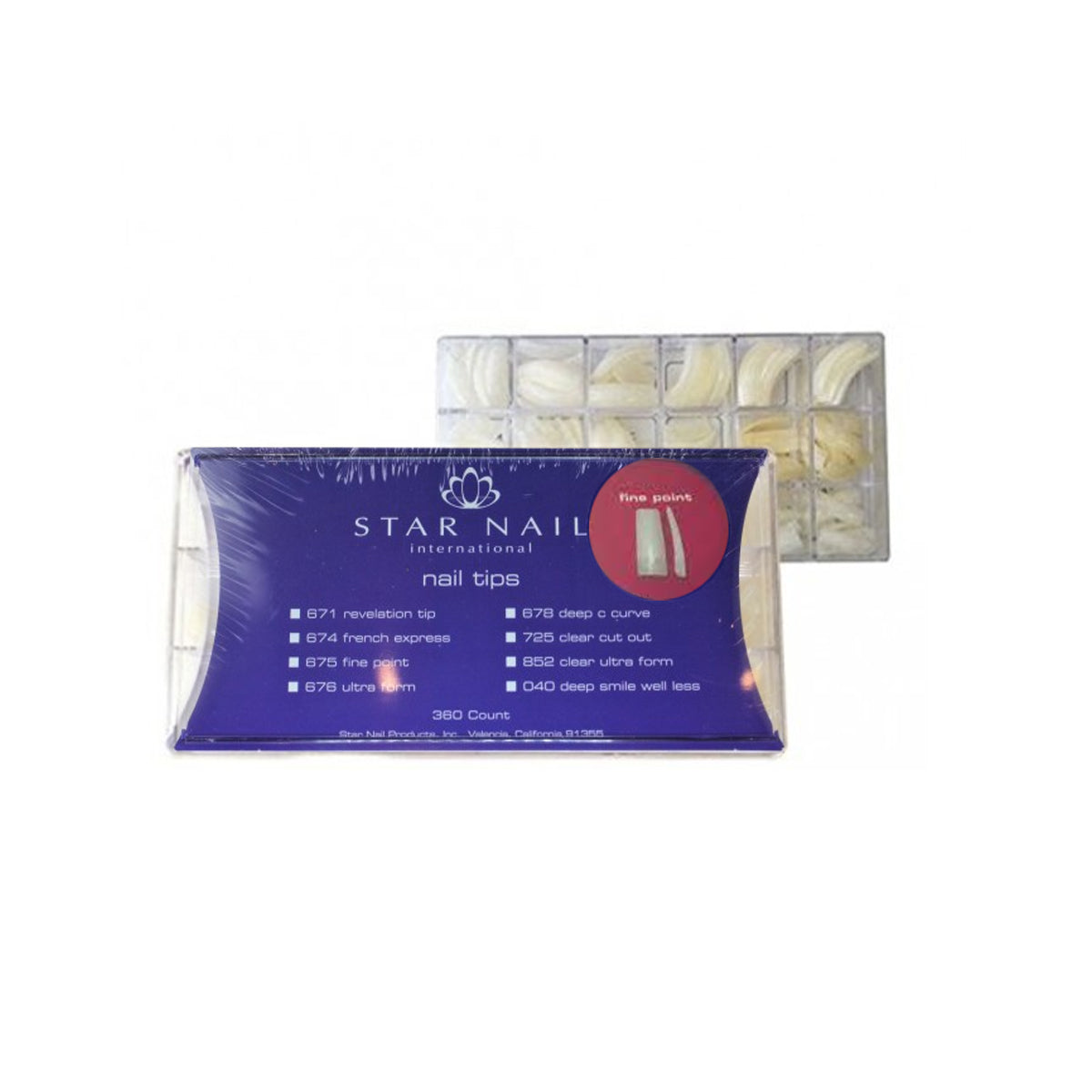 Star Nail Ultra form Fine Point 360 unites - Cuccio