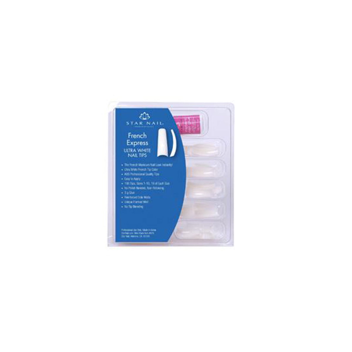 Star Nail FRENCH EXPRESS 100 TIPS - Cuccio