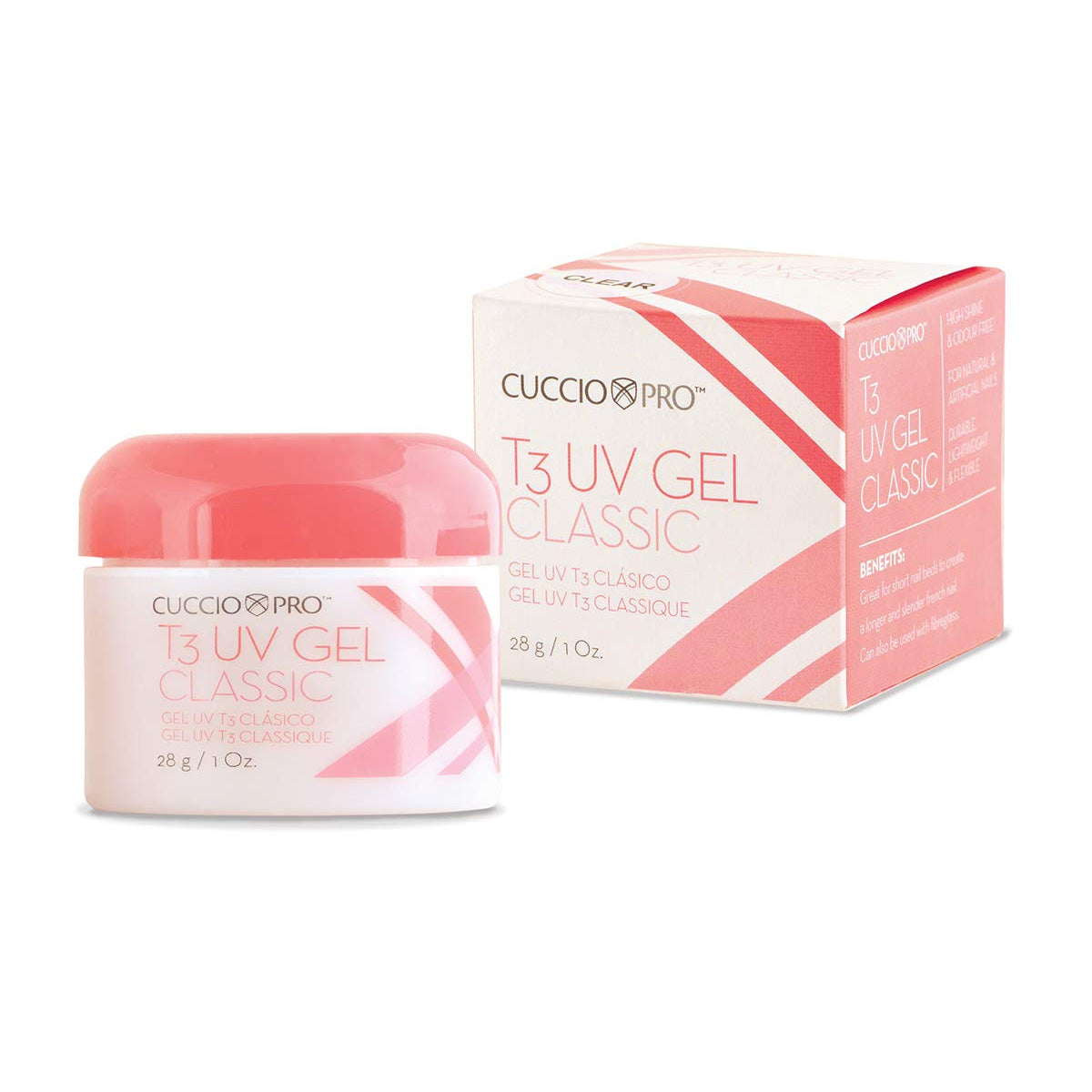 Star Nail Gel UV T3 Classic Clear 28 gr + Cuccio