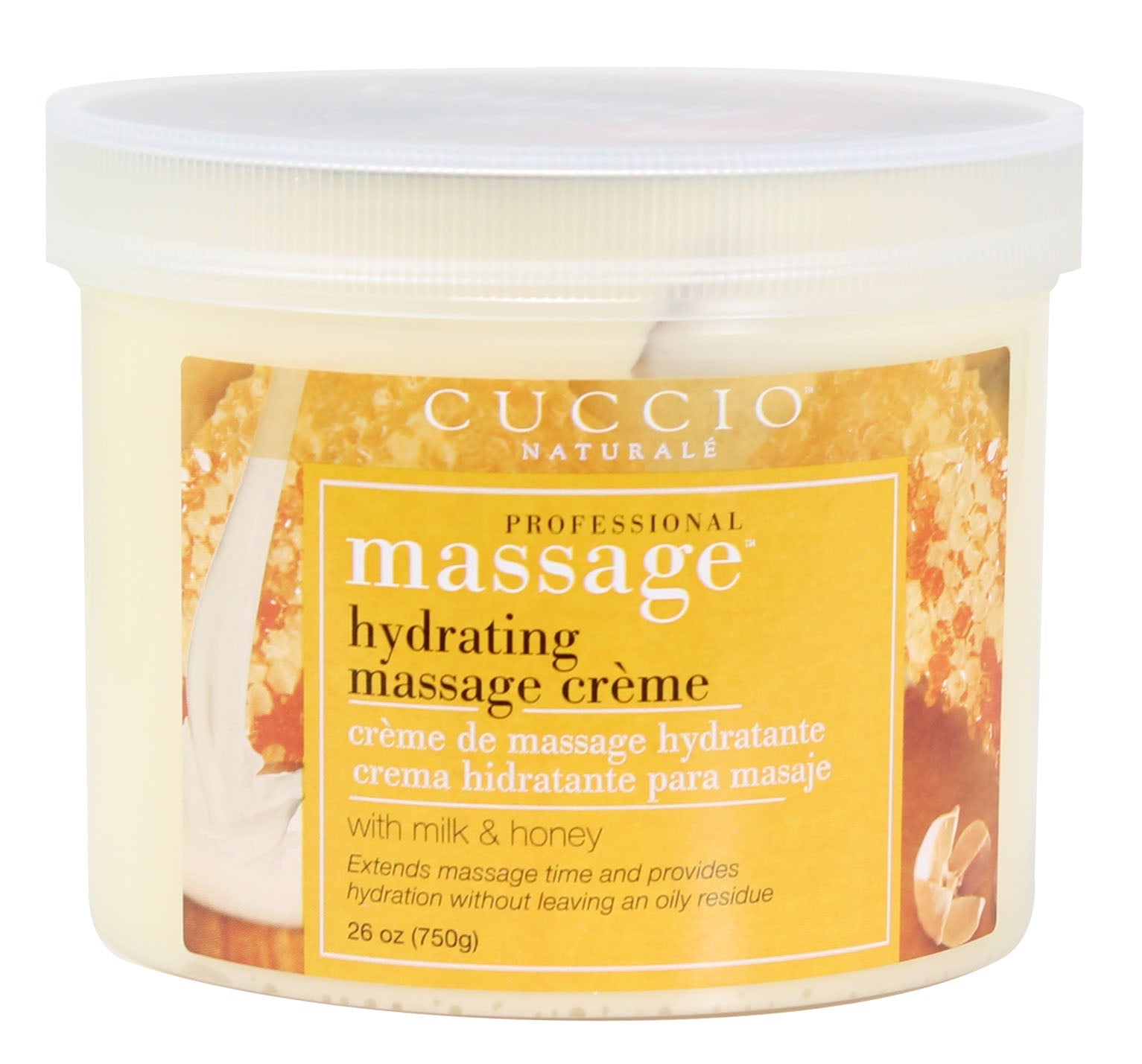 Cuccio Milk & Honey Massage Cream 26oz (750 gr) Cuccio