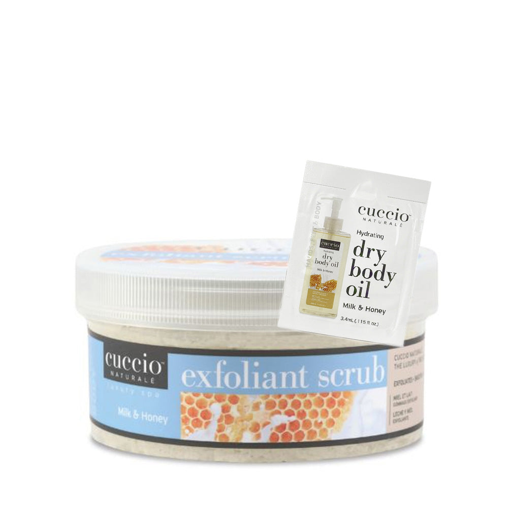 Cuccio Exfoliant Scrub Milk & Honey 16oz Cuccio