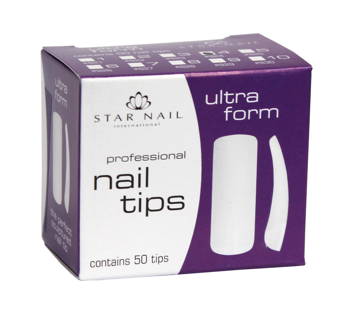 Star Nail ULTRA FORM (50) # 4 + Cuccio